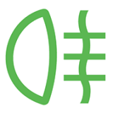 후면 안개등 표시등 (초록색)