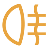 후면 안개등 표시등 (노란색)