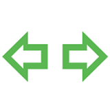 방향지시등 및 비상경고등 아이콘 (초록색)