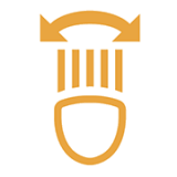 어댑티브 라이트 시스템 표시등 (노란색)