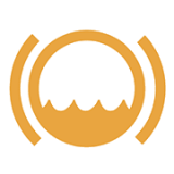 브레이크액 보충 경고등 (노란색)