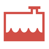 냉각수(부동액) 경고등 (빨간색)