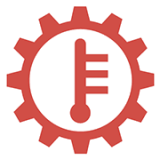 변속기 오일 온도 경고등 (빨간색)