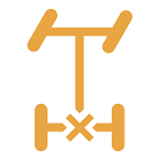 4WD 고정모드 표시등