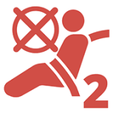 승객 에어백 작동정치 경고등