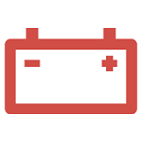 충전 경고등 (빨간색)