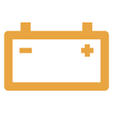 충전 경고등 (노란색)