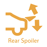 후방 자동 스포일러 작동 표시등