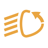 어댑티브 전조등 작동 표시등 (노란색)