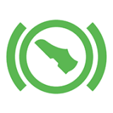 브레이크 페달 밟기 표시등 (초록색)