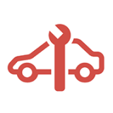 정비시기 알림 경고등 (빨간색)