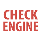 빨간색 엔진체크 경고등