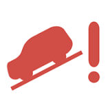 경사로 저속 주행 표시등