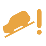 경사로 저속 주행 표시등