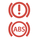 제동력 전후륜 분배시스템(EBD)경고등