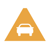 차간거리 경보 경고등