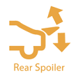 후방 자동 스포일러 작동 표시등